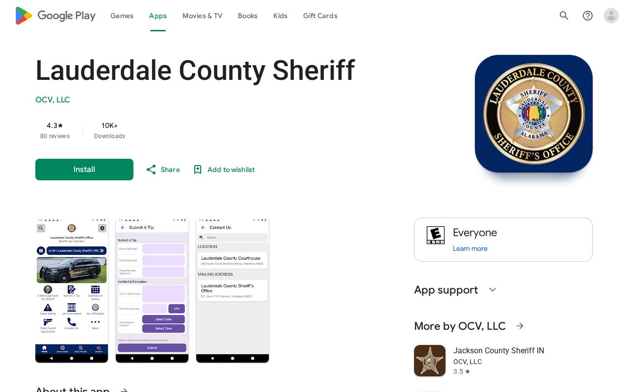 Lauderdale County Sheriff app for arrest information